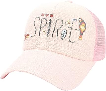Manhong Embroidered Hat Letter Womens Baseball Cap for Boys