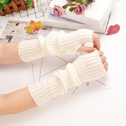 Moisturizing Knit Cashmere Gloves for Women