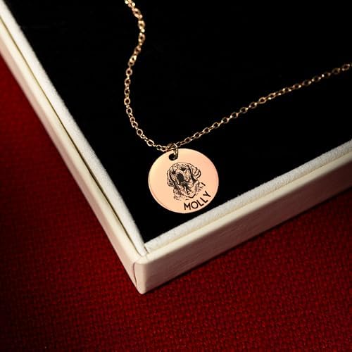 Personalized Pet Portrait Necklace