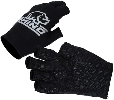Rhino Pro Half Finger Rugby Mitts Boys