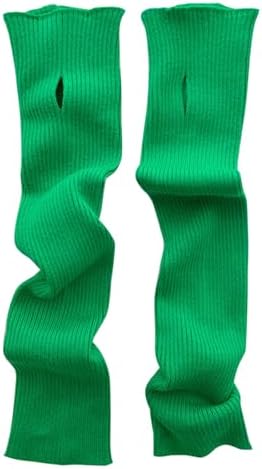 Womens Winter Fingerless Knitted Arm Warmers