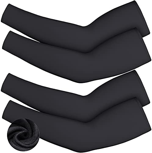 Secure and Warm Compression Arm Sleeves for Outdoor Activities