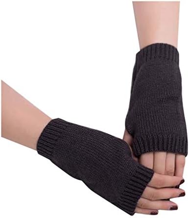 Warm Winter Armwarmers for Women Stretchy Knitted Gloves