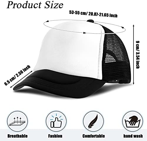 12-Piece Adjustable Trucker Hats