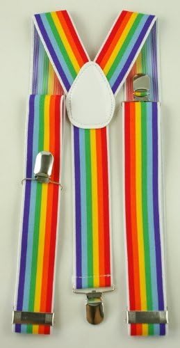 Rainbow Punk Goth Arm Warmers for Women 1