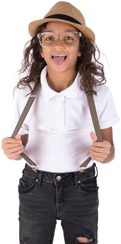 Trilece Kids Adjustable Y Back Suspenders for Boys Girls Toddlers