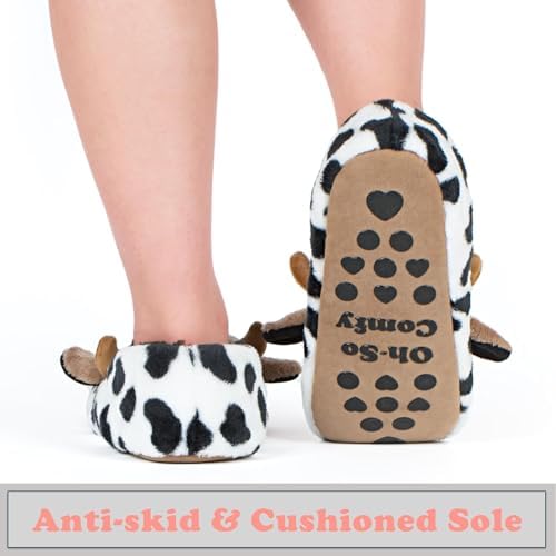 Cute Cozy Animal Slippers for Women Warm Fuzzy