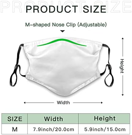 Reusable Face Mask Bandana with Filters
