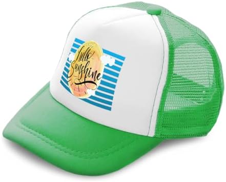 Cute Rascals Kids Trucker Hat Hello Sunshine Tropical Polyester