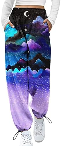 Womens Sweatpants With Pockets High Waisted Joggers