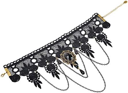 iWenSheng Steampunk Halloween Choker Necklace for Women