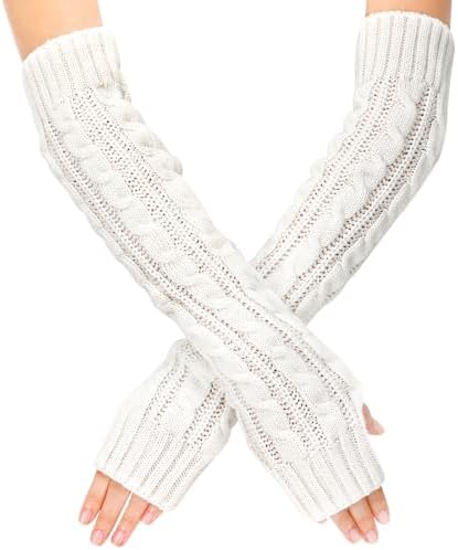 Thickened Fingerless Arm Warmers for Women