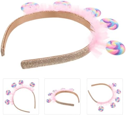 Stylish Lollipop Headband Childs Party Accessory Unique Design for Any Occasion