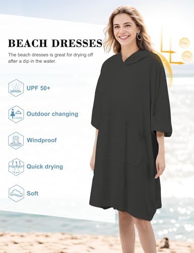 Sleek Fun KFUBUO Surf Poncho Cover-Up