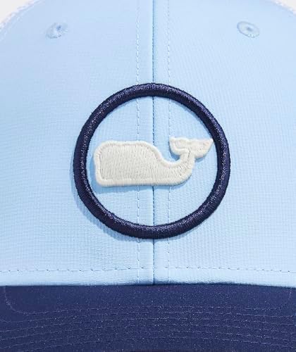 Vineyard Vines Boys Whale Dot Performance Trucker Hat Nautical Navy