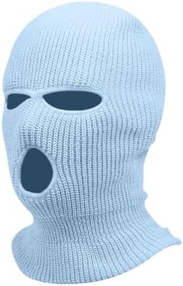 3 Hole Winter Knitted Ski Mask for Unisex Adults