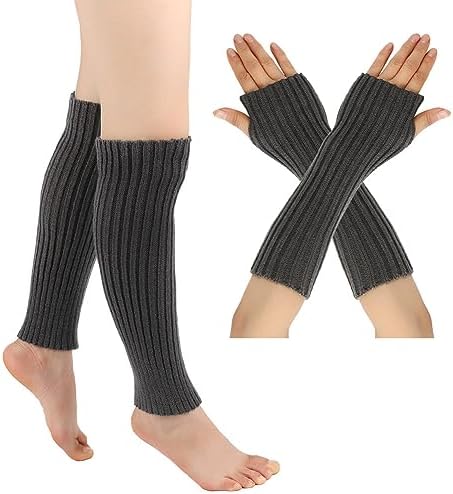 Winter Arm Warmer and Fingerless Gloves for Women
