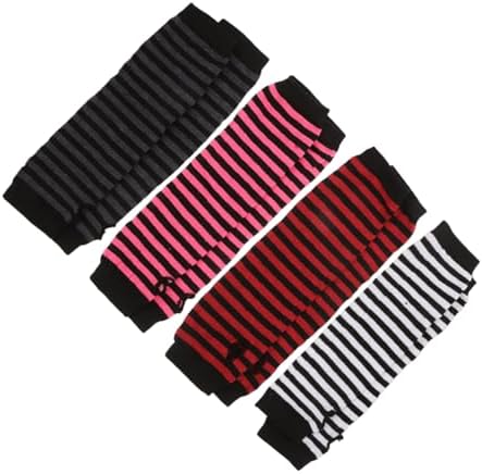 SOIMISS Women Winter Knitted Fingerless Gloves