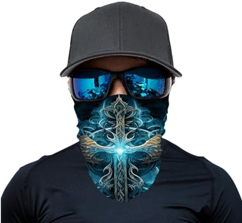 ENLACHIC 3D Viking Totem Balaclava Bandana