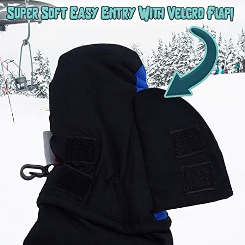L-BOW Kids Mittens Waterproof Easy Entry Stay-On