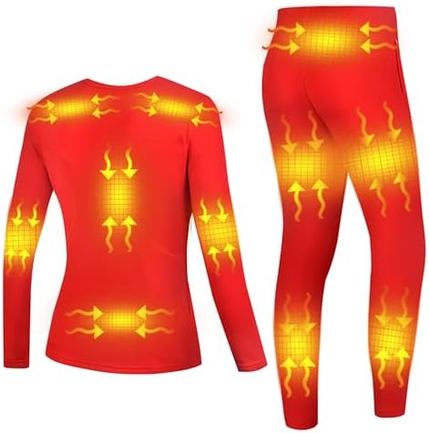Womens Heated Thermal Set