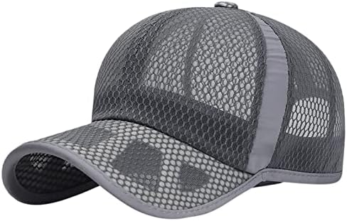 Mens Fashion Heat Rods Mesh Baseball Hats