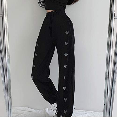 Trendy Plus Size Womens High-Waisted Jogger Sweatpants with Pockets