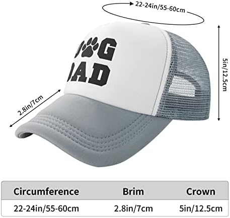 Adjustable Dog Dad Funny Baseball Cap for Sun Protection