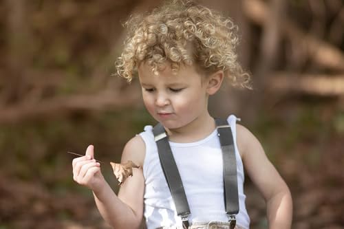 Trilece Kids Adjustable Y Back Suspenders for Boys Girls Toddlers