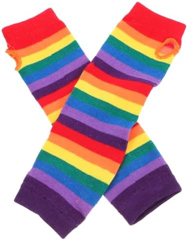 Colorful Rainbow Arm Warmers