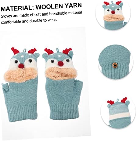 BESPORTBLEAdorable Windproof Half-Finger Gloves for Boys