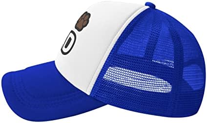 Dog Dad Funny Baseball Cap Adjustable Hat for Men Women Blue 1