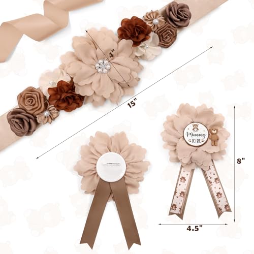 Vansolinne Teddy Bear Maternity Sash Kit