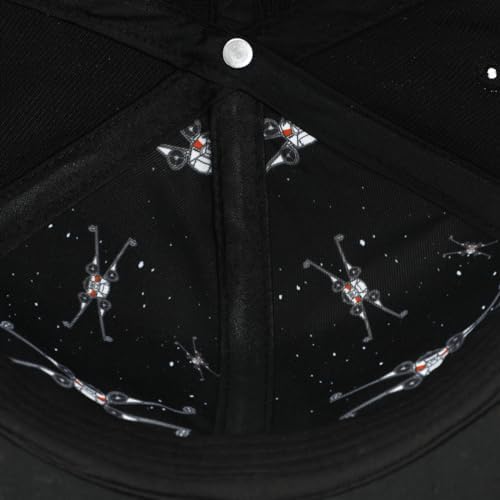 Star Wars Spaceship Jedi Symbol Black Snapback Hat