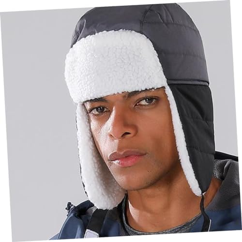 Cute Warm Black Hat Ear Cover for Boys Girls