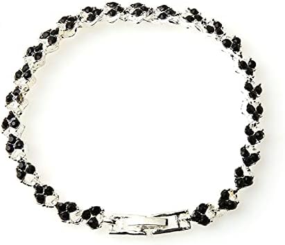 Charm Bracelet for Women Luxury Faux Crystal Shiny Bangle Jewelry