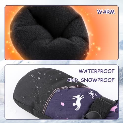 Waterproof Kids Gloves - Durable Cozy for Winter Sports