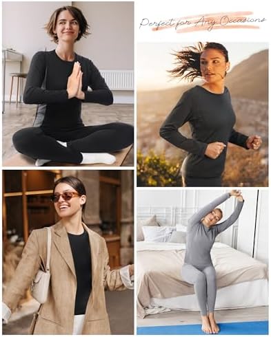 EoBeKee Thermal Underwear Set for Women