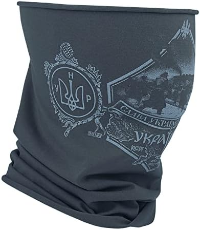 281Z Organic Cotton Neck Gaiter Balaclava with Historical Print