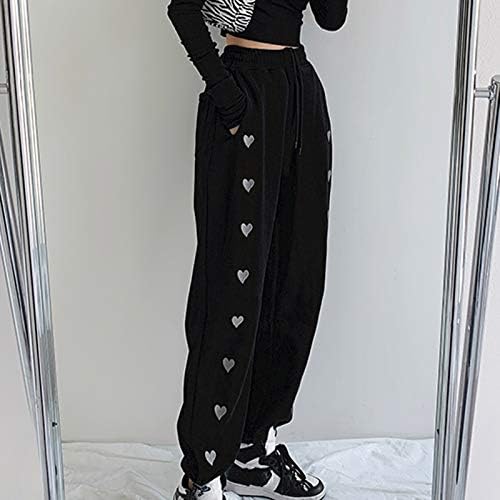 Trendy Plus Size Womens High-Waisted Jogger Sweatpants with Pockets