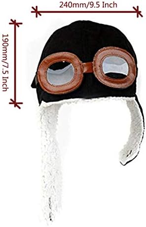 CTKcom 2-Pack Warm Felt Hat and Earmuffs for Kids