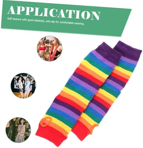 Colorful Rainbow Arm Warmers