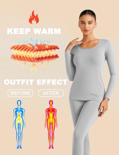 Tournesol Womens thermal set warmth and comfort at its finest
