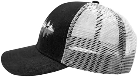 Trees Reflection Wildlife Bear Trucker Hat for Women