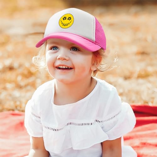 Cute Rascals Kids Trucker Hat Happy Face Hawaiian Style