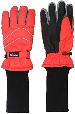 SnowStoppers Kids Waterproof Gloves Long Cuff Insulated and Waterproof for Cold Weather