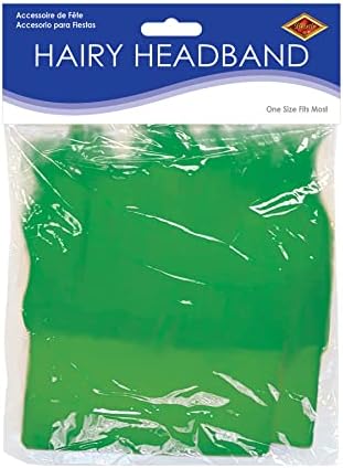 Beistle Green Hairy Headband - Affordable and Trendyhat