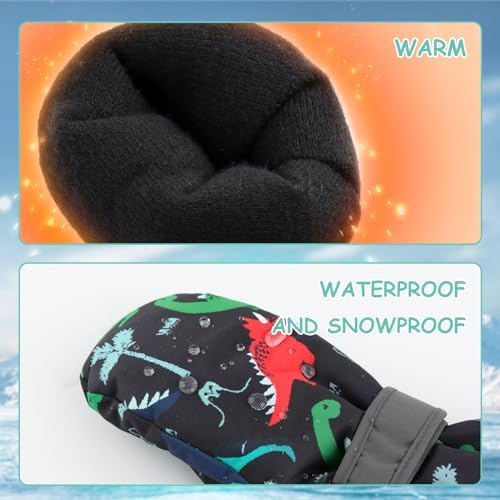Durable Waterproof Kids Mittens Gloves for Winter