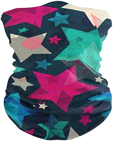 My Little Nest Unisex Balaclava Face Cover - Retro Star Dust Design