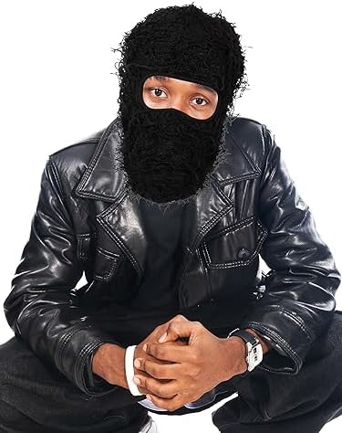 MGBPEI Distressed Balaclava Ski Mask for MenWomen - Windproof Stretchy Breathable